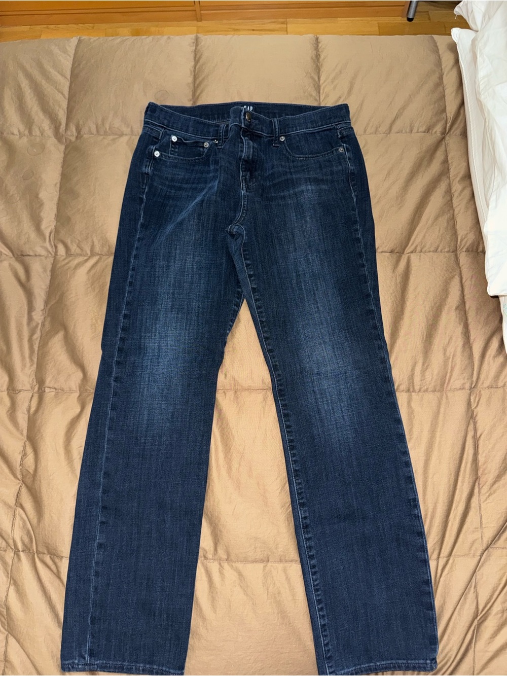 GAP Women's Dark Blue Straight Leg Jeans